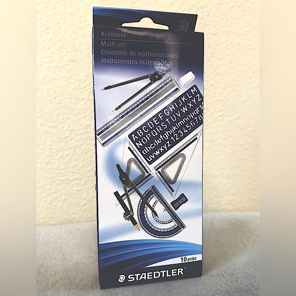 Math Set, 10-Pieces— Staedtler - Picture 2 of 11